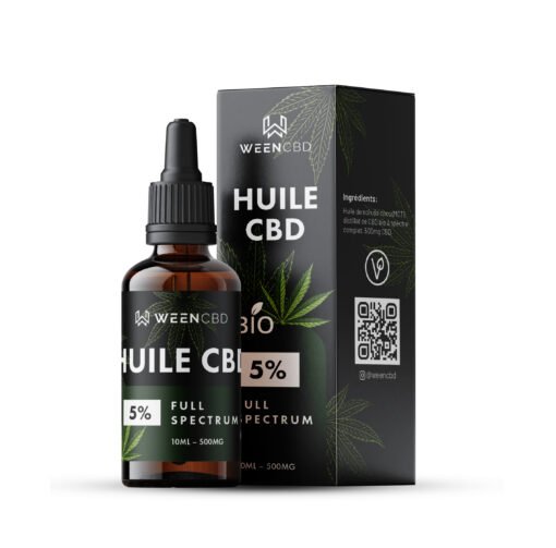 Huile CBD Full Spectrum 5% 500MG