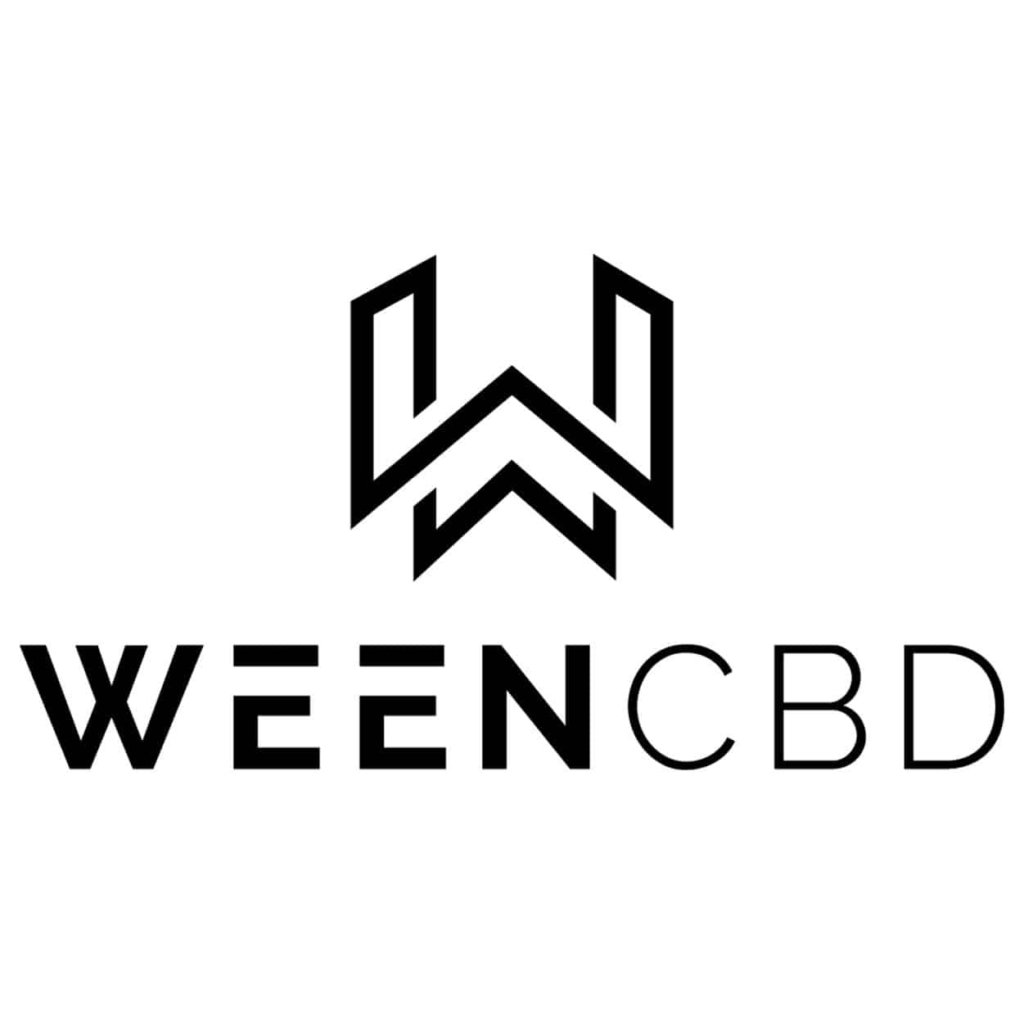 Logo Ween CBD sur fond blanc.