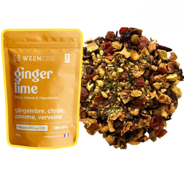 Tisane CBD Gingembre Citron