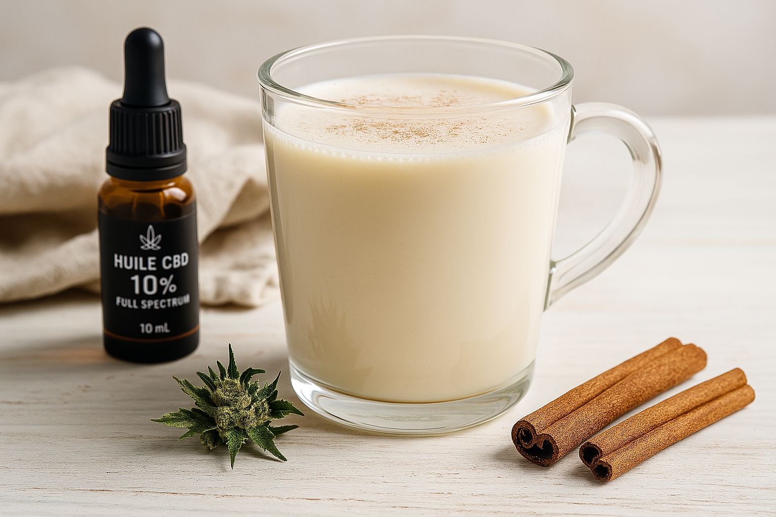 LAIT CHAUD CBD RECETTE