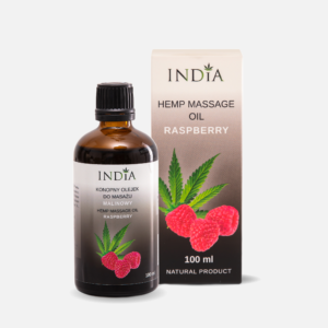 Huile Massage Chanvre Parfum Framboise India 100 ml